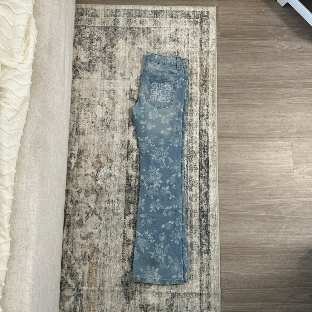 Guess Denim Floral Patterned Jeans